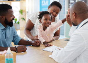 Young Family With Pediatrician